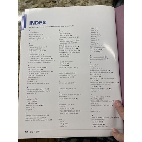 Paper Quilts Book Turn Traditional Quilt Motifs Contemporary Cards Crafts Sewing - Picture 4 of 6